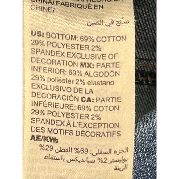 SO slimming girlfriend, slim leg, ankle jeans by Chicos denim sequence 5pocket - Picture 10 of 14